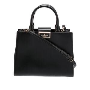 Kate Spade Black Leather Tote Shoulder Bag NWT